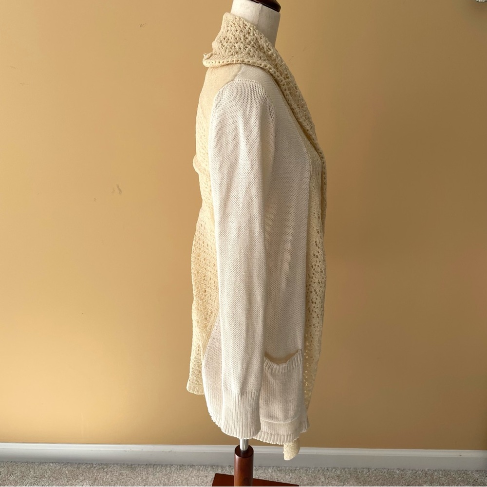 🔻LAST CHANCE🔻 ANGEL OF THE NORTH x ANTHROPOLOGIE Cotton Wool Open Cardigan - Picture 4 of 9